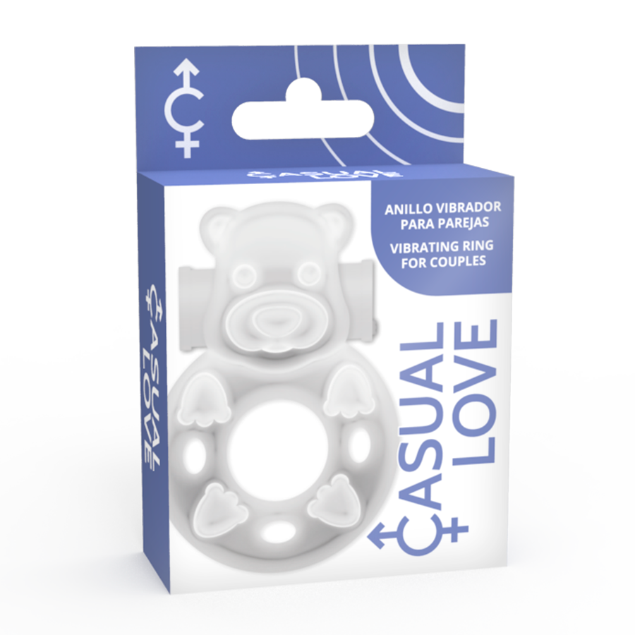 26 transparent bunny vibrator ring