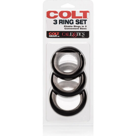 Set of 3 colt rings