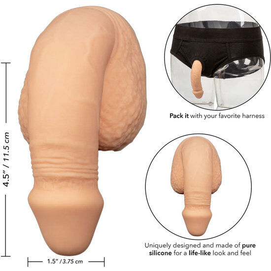 Silicone penis wrapper 12.75 cm flesh