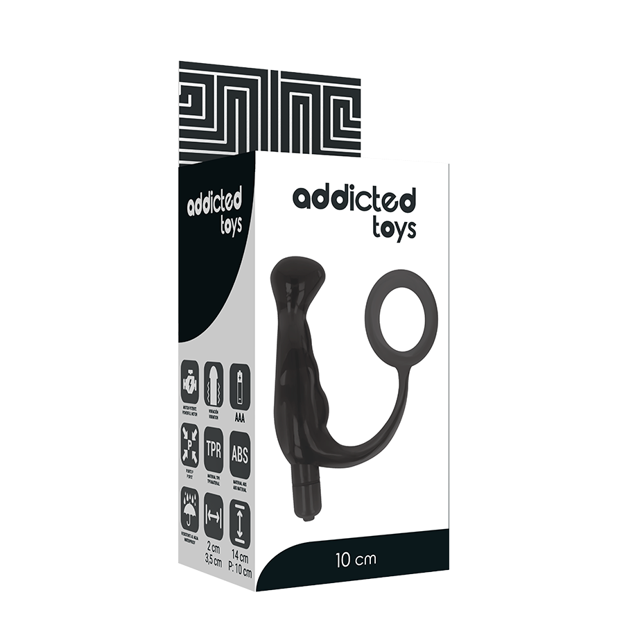 Prost Tico vibrator black 10 cm