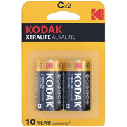 Piles alcalines xtralife cx 2 unités