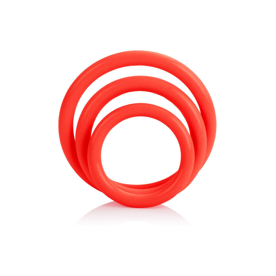 Red three ring set