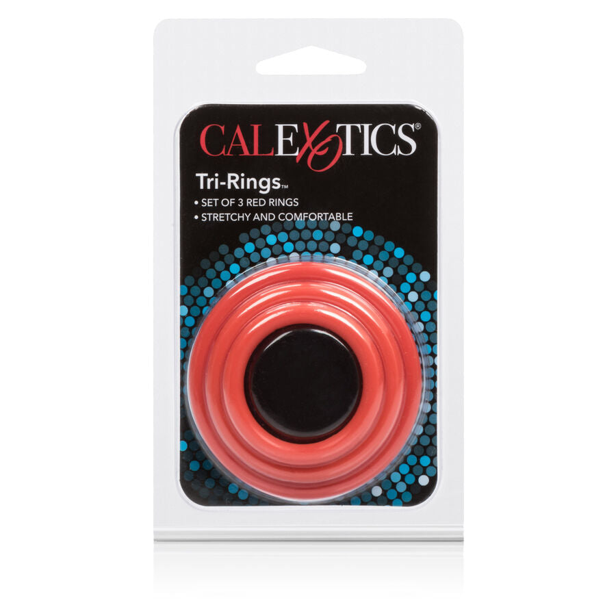 Red three ring set