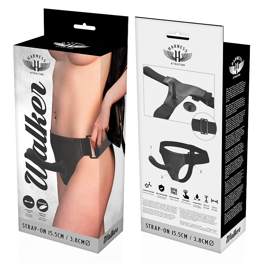 Silicone reins walker g-spot 15.5 cm -o- 3.8 cm