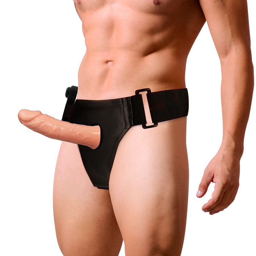 Benny hollow reins with vibrator 15 cm -o- 4.5 cm