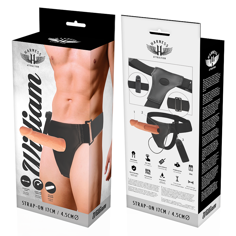 Willian hollow rnes avec vibrateur 17 cm -o- 4.5 cm