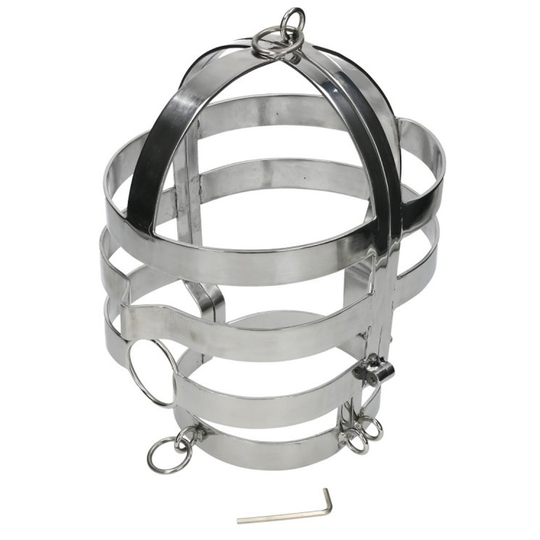 Mask with steel collar