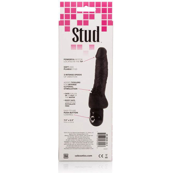Black power stud cliterrific vibrator