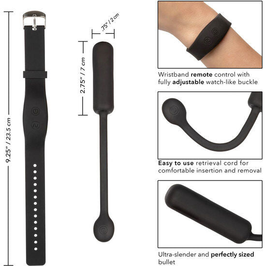 Small bullet remote control bracelet