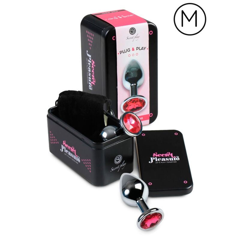 Plug anal fuchsia 8 cm