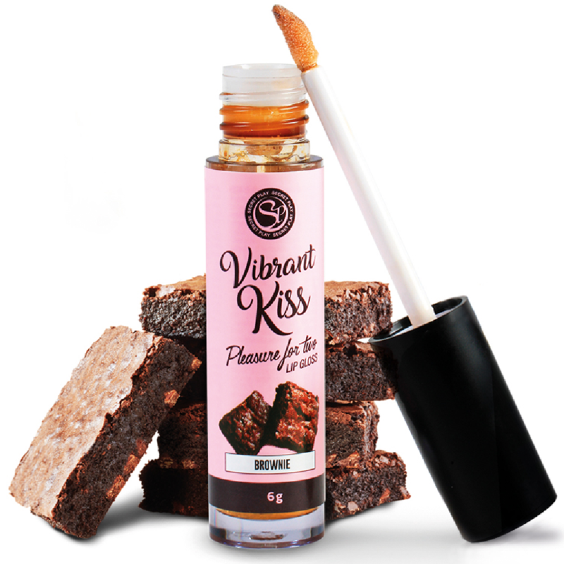 Gloss à lèvres vibrant kiss brownie