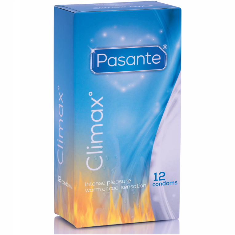 Préservatifs climax 6 effet chaleur + 6 effet frais / 12 unités