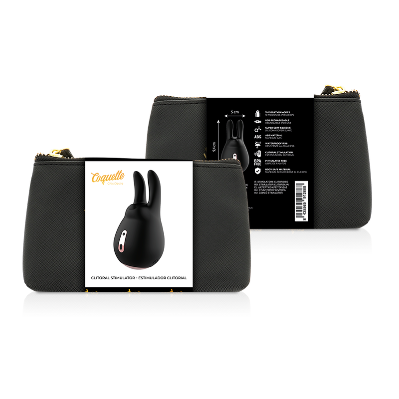 Black/Gold Clitorial Stimulator