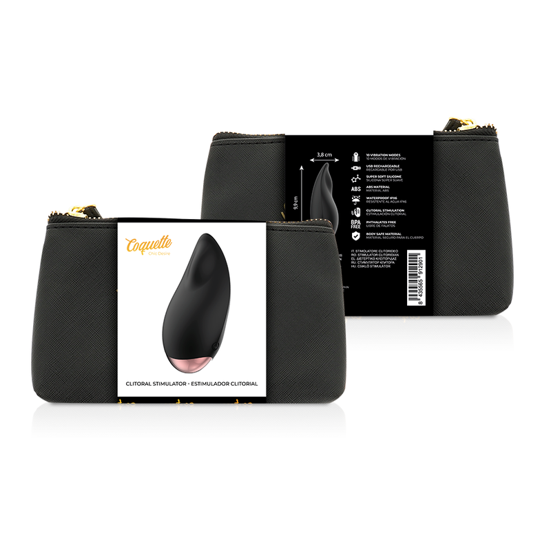 Black/Gold Clitorial Stimulator