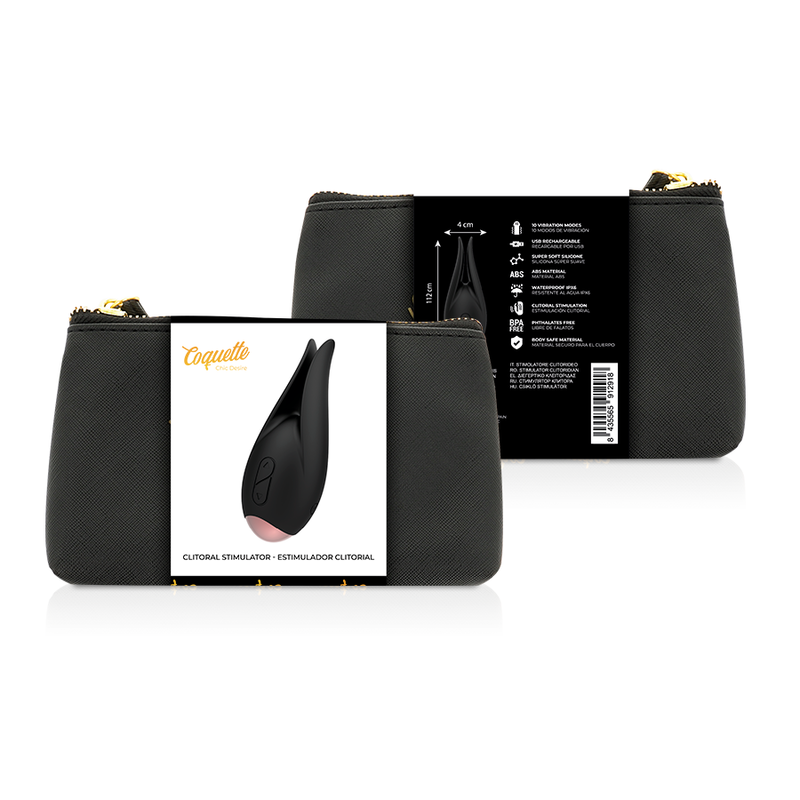 Black/Gold Clitorial Stimulator