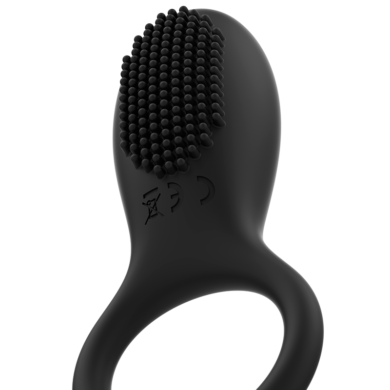 Rechargeable remote control cock ring black/gold