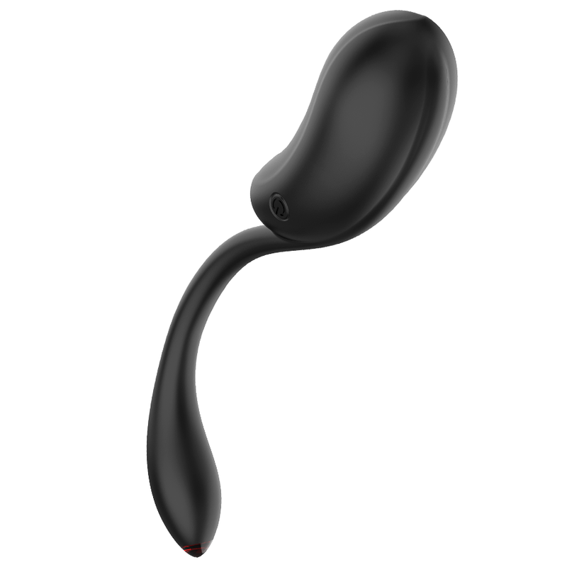 Rechargeable remote control vibrating egg black/gold