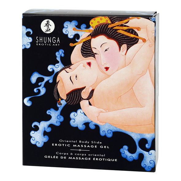 Gel de massage érotique oriental corps à corps aux fruits exotiques