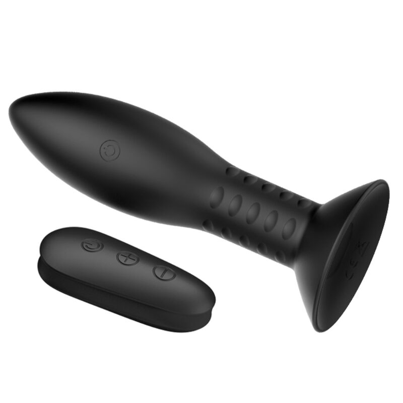 Plug with remote control black rotating balls