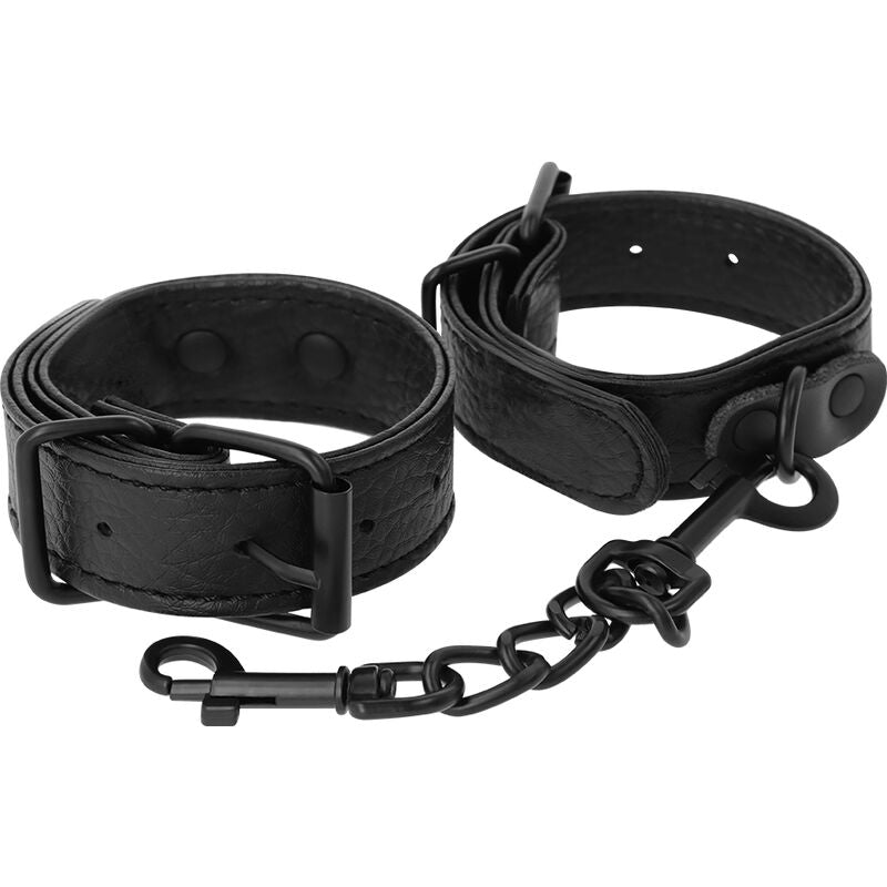 Wide and thin textured handcuffs