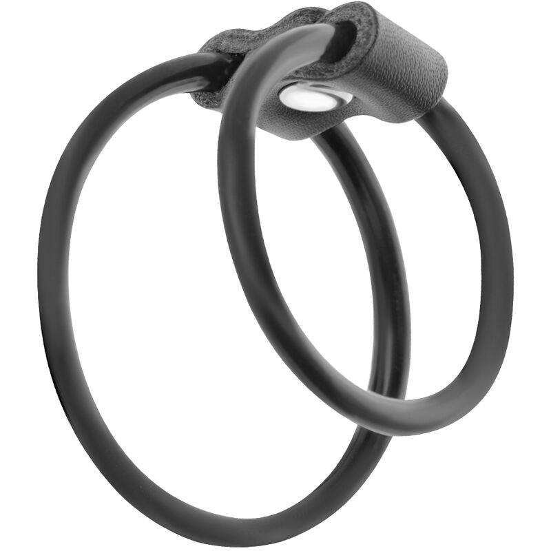 Enhanced duo penis rings.
