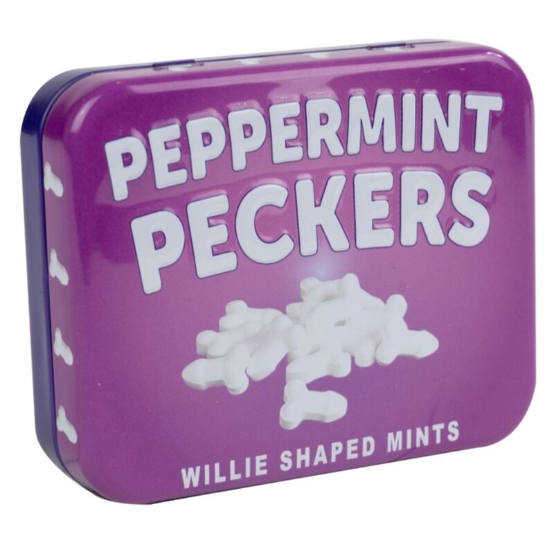 Sugar-free penis-shaped mint candies