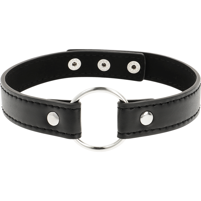Vegan leather necklace women's accessory