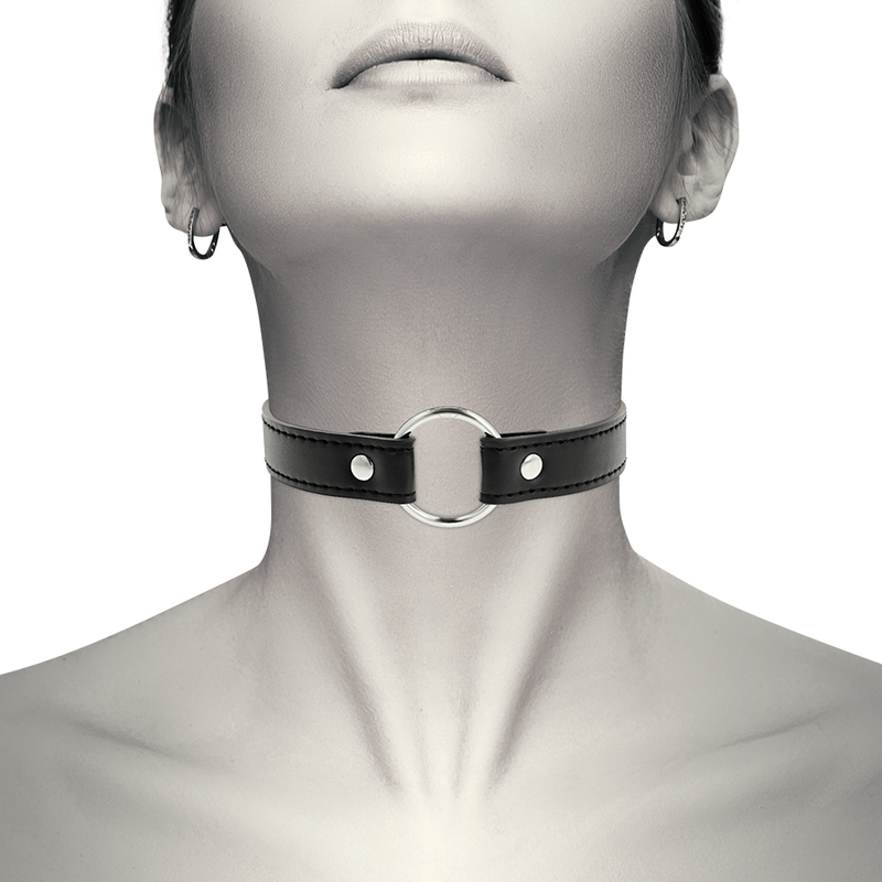 Vegan leather necklace women's accessory