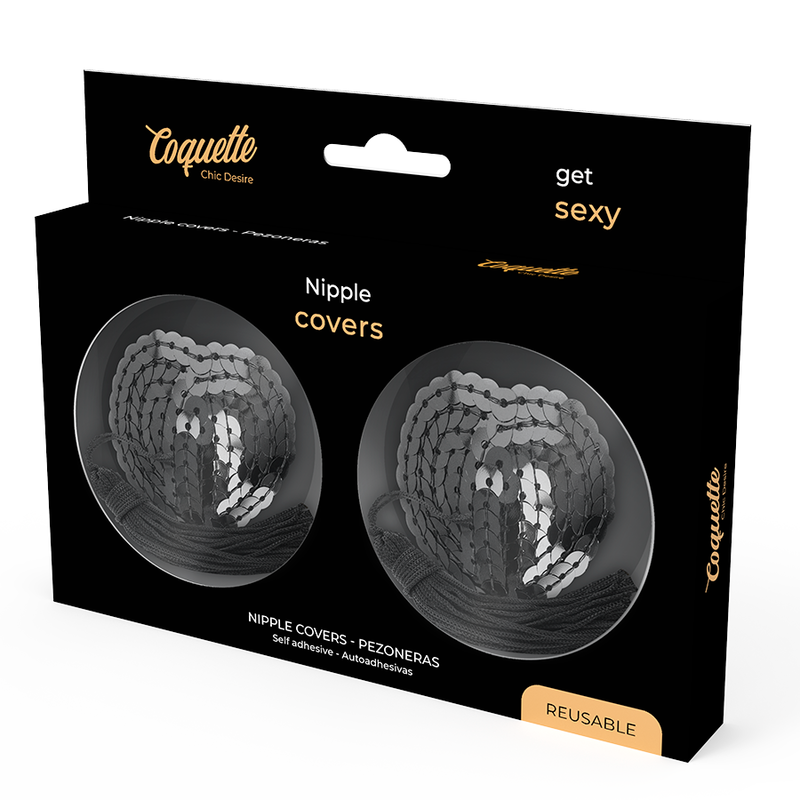 Black sequined smart covers