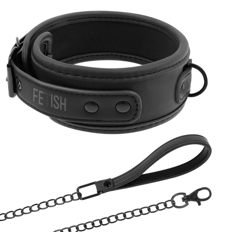 Chain necklace with noprene lining