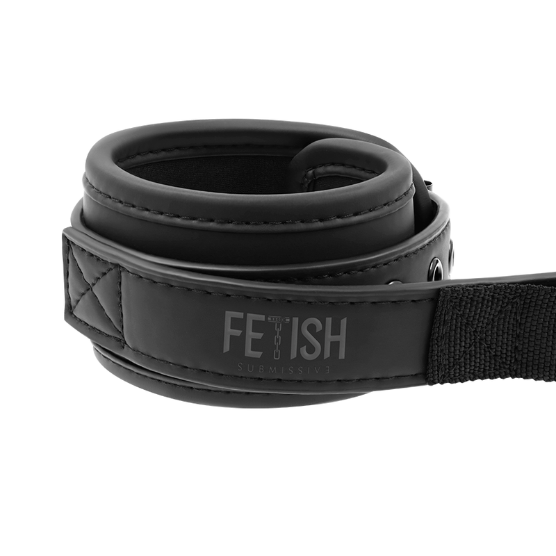 Neoprene lined handcuffs with handle