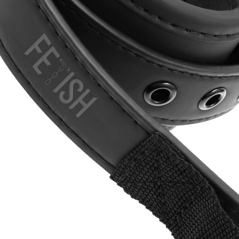 Neoprene lined handcuffs with handle