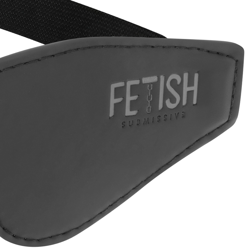 Vegan leather mask with neoprene lining