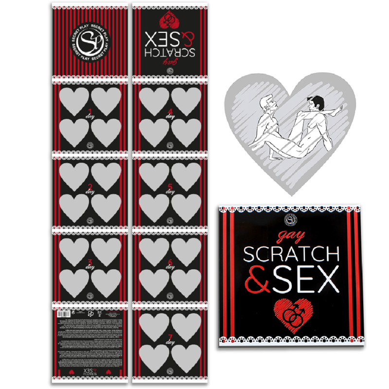 Jeu scratch & sex gay couples (es/en/fr/pt/de)