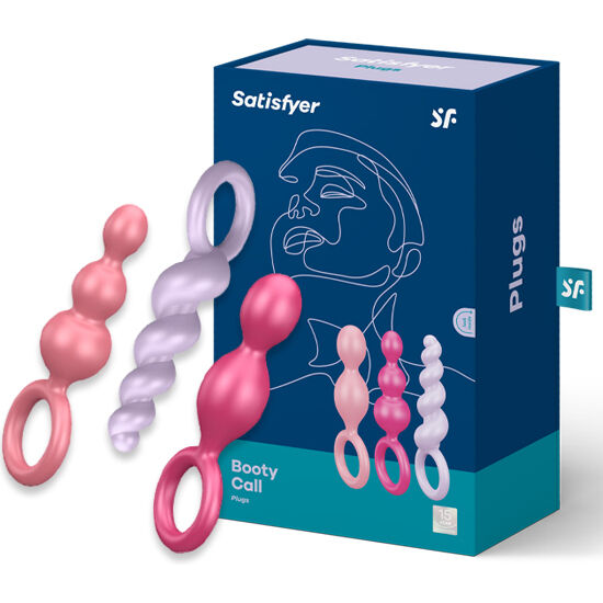 3-piece tricolor anal plug set