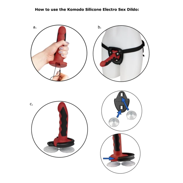 Gode komodo silicone fusion
