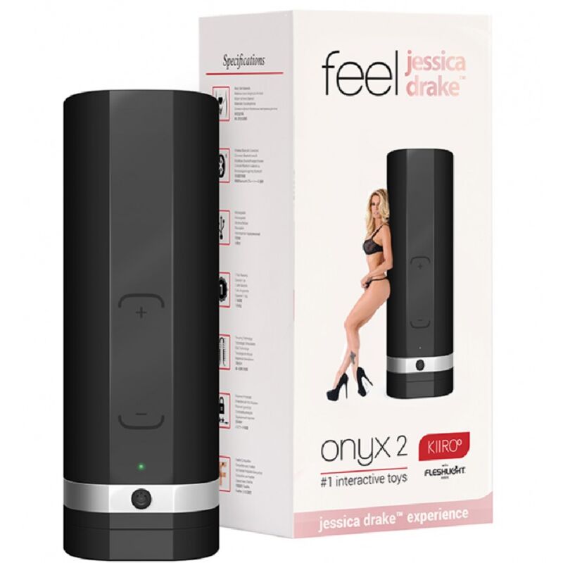 Jessica Drake Onyx+ Tele-Dildo Masturbator Experience