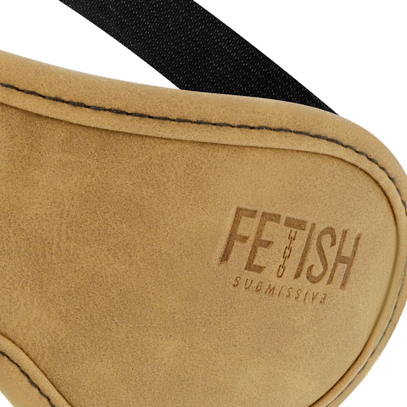 Vegan leather mask with neoprene lining