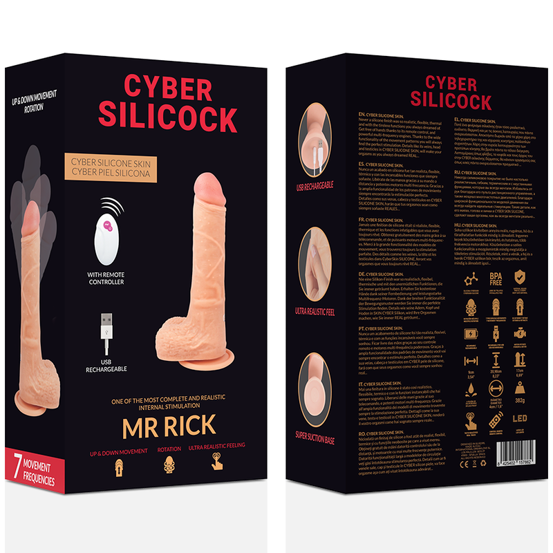 Realistic remote control mr rick 20.9 cm -o- 4 cm