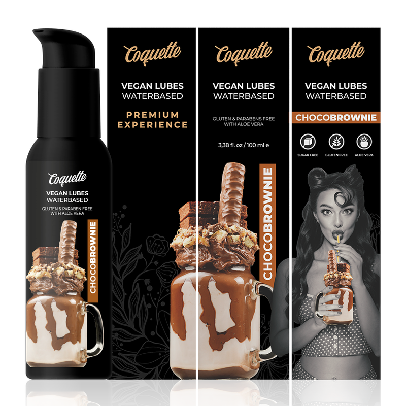 Lubrifiant végétalien chocobrownie premium experience 100ml