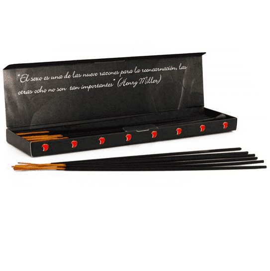 Erotic incense with exotic mango pheromones