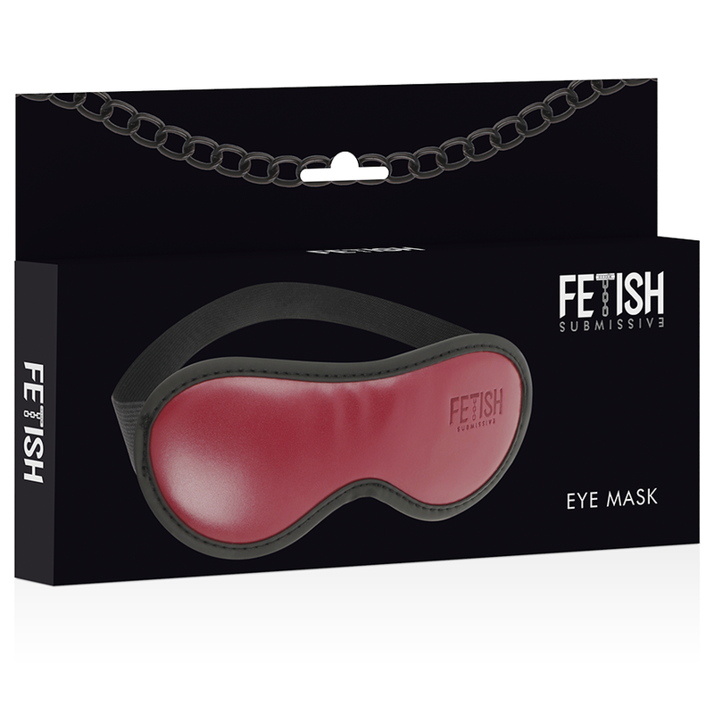 Vegan leather mask with neoprene lining