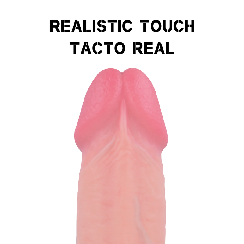 Harness + realistic double density tiger dildo 14 cm -o- 4.46 cm