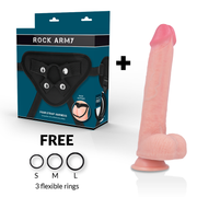 Arn s + kingcobra premium liquid silicone dildo 24 cm -o- 4.77 cm