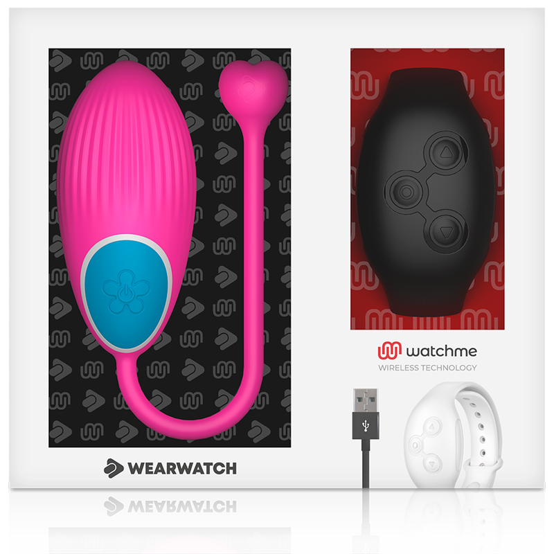 Watchme Technology Remote Control Egg Fuchsia / Jet
