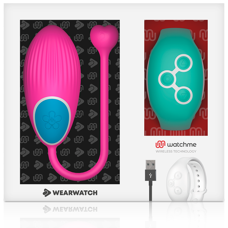 Watchme Technology Remote Control Egg Fuchsia / Seawater