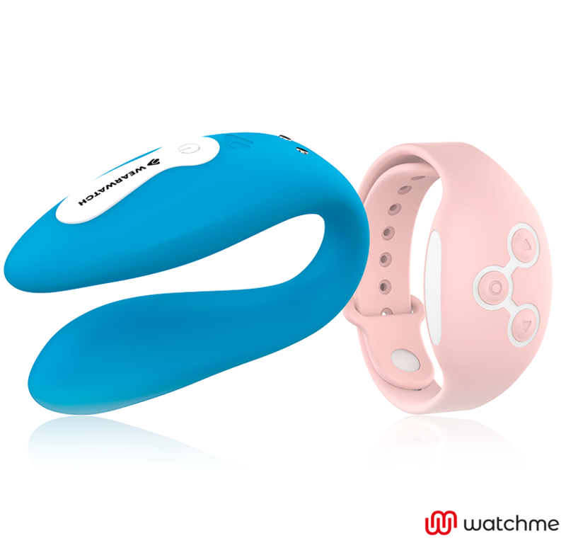 Watchme dual technology vibrator indigo / pink