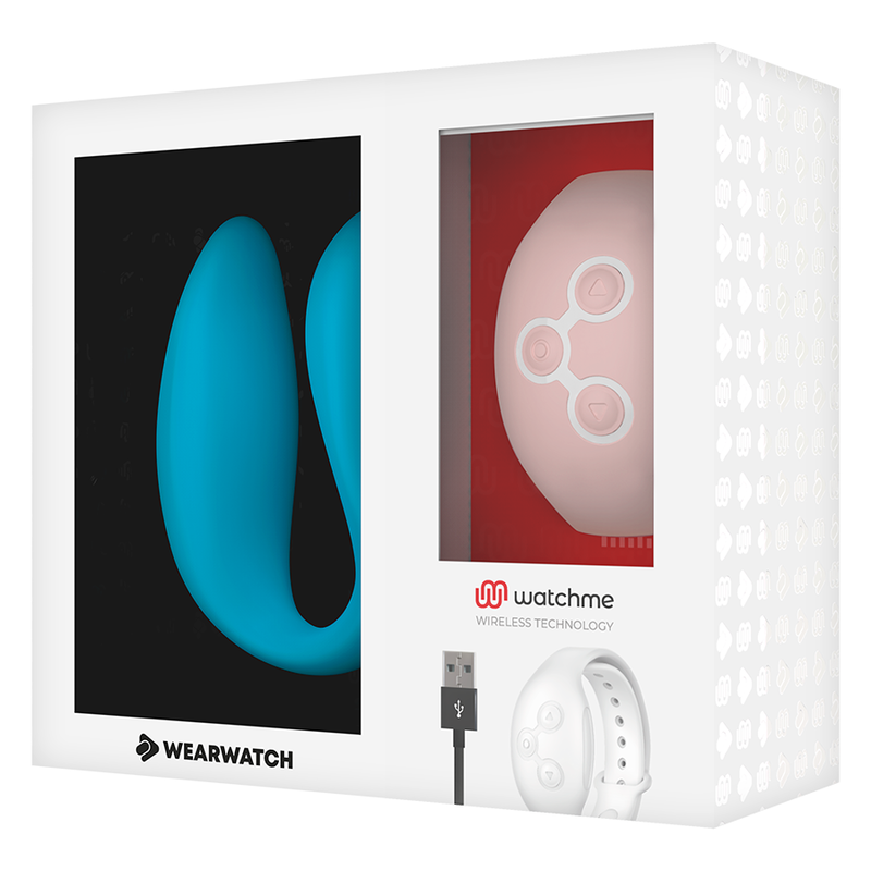 Watchme dual technology vibrator indigo / pink