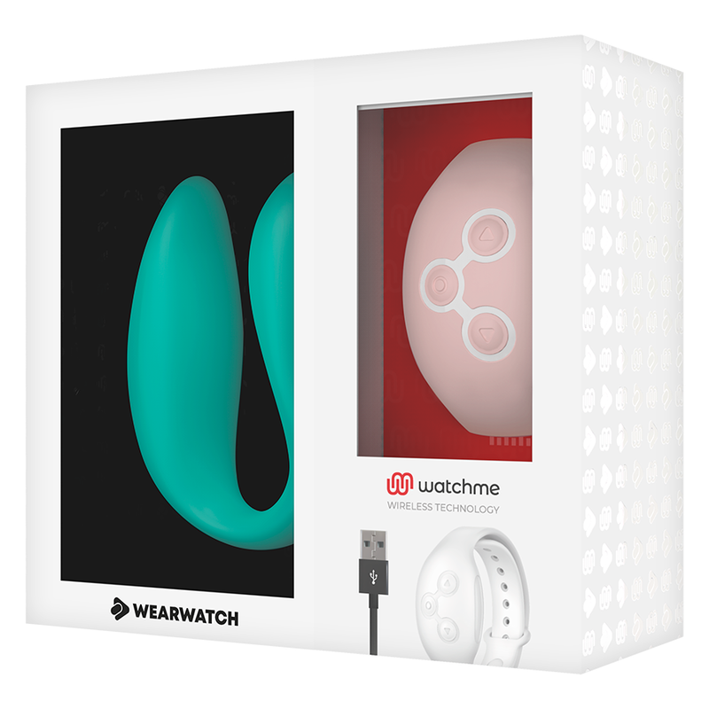 Watchme dual technology vibrator seawater / pink
