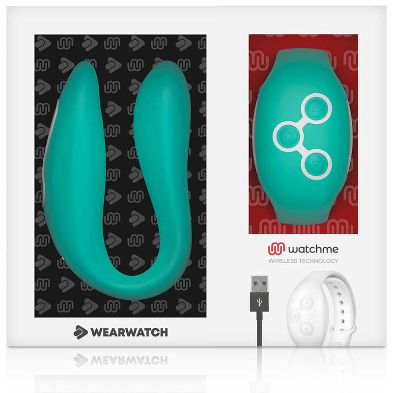 Watchme Vibrator Light Green Dual Technology